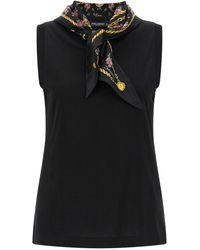 Dolce & Gabbana - T-Shirt With Scarf - Lyst