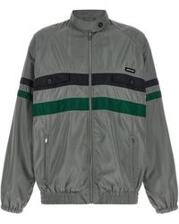 Miu Miu - Silk Blouson Tec - Lyst