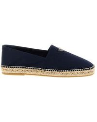 Prada - Espadrillas Tringolo Logo - Lyst