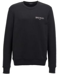 Balmain - Sweatshirt "Silver Vintage" - Lyst