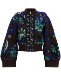 Sacai - Floral Jacquard Blouson - Lyst