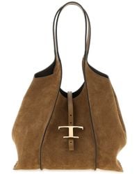 Tod's - Medium 'T Timeless' Shopping Bag - Lyst