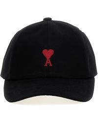 Ami Paris - Besticktes Cap Adc in Rot - Lyst