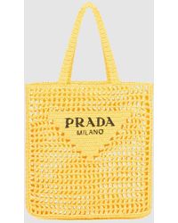 Prada Beach bag tote and straw bags for Women | Online Sale up to 23% off |  Lyst