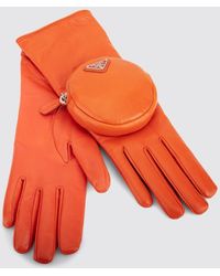 Orange Gloves for Women | Lyst