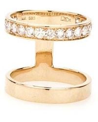 Campbell Double Stack Ring - Metallic