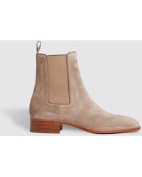 Christian Louboutin Samson Suede Ankle Boot - Brown