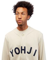 Y-3 Yohji Letters Baseball Shirt - Natural