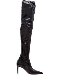 leather thigh boots for sale