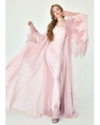 KÂfemme Dreamer Robe And Nightgown Set - Pink