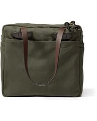 Filson - Tote Bag With Zipper Otter Green - Lyst