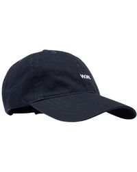 WOOD WOOD Low Profile Twill Cap Navy Os - Blue