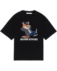Maison Kitsuné T-shirts for Women | Online Sale up to 75% off | Lyst