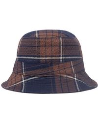 Universal Works - Bucket Hat Brown/navy - Lyst