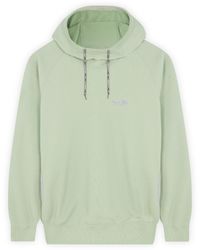 Maison Kitsuné Mk X And Wander Dry Cotton Hoodie Ash Grey in Grey
