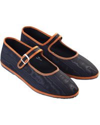 DROGHERIA CRIVELLINI Mary Jane Pasj Moire in Blue | Lyst