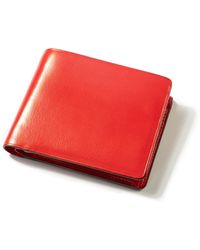 Il Bussetto Bi-fold Wallet Coin Pocket 4 Card Slots Formula One - Red