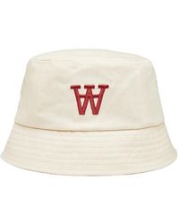 WOOD WOOD Dex Aa Bucket Hat Off-white