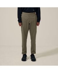 Goldwin Double Cloth Stretch Pants Asphalt in Blue for Men | Lyst