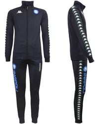 tuta kappa blu righe bianche