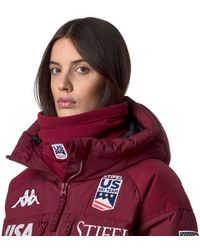 Kappa - Cold Us Sciarpe Uomo, Donna Rosso - Lyst