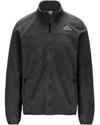 Kappa - Logo Wind Felpe Uomo Grigio - Lyst