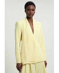Karen Millen - Soft Tailored Single Breasted Blazer - Lyst