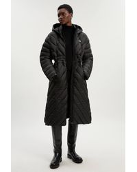 Karen Millen - Petite Lightweight Knee Length Packable Coat - Lyst