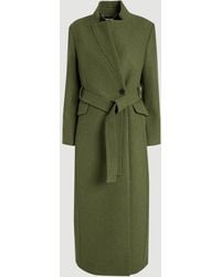 Karen Millen - Wool Investment Notch Neck Tailored Maxi Coat - Lyst