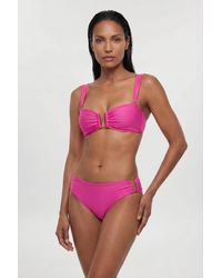 Karen Millen - Bikini Bottoms With Trim - Lyst