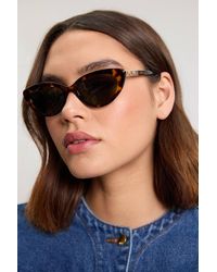 Karen Millen - Cat Eye Sunglasses - Lyst
