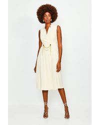 karen millen chain detail mini dress