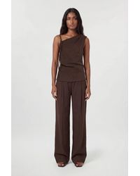 Karen Millen - Modal One Shoulder Top Co-Ord - Lyst