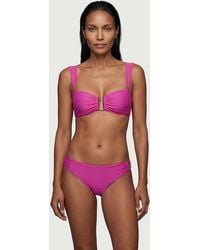 Karen Millen - Detachable Strap Trim Bikini Top - Lyst