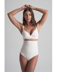Karen Millen - Sculpting High Waist Thong - Lyst
