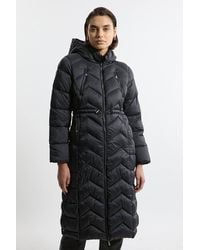 Karen Millen - Lightweight Knee Length Packable Coat - Lyst