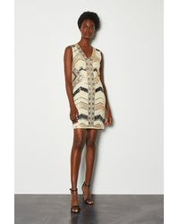 karen millen sporty bodycon dress