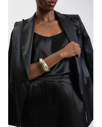 Karen Millen - Tapered Cuff Bracelet - Lyst