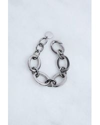 Karen Millen - Premium Contoured Chain Link Bracelet - Lyst