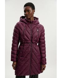 Karen Millen - Lightweight Packable Coat - Lyst
