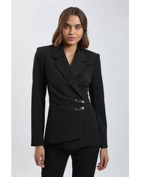 Karen Millen - Trim Detail Tailored Single Breasted Blazer - Lyst