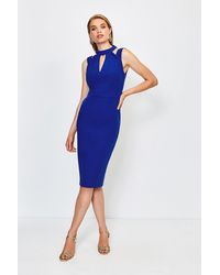 karen millen cut out pencil dress