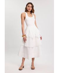 Karen Millen - Ruffled Maxi Skirt - Lyst