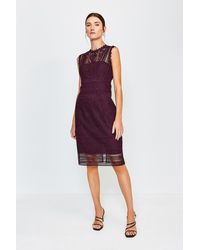 karen millen lime lace dress