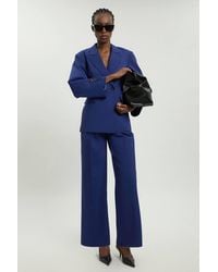 Karen Millen - Tailored Straight Leg Cigarette Trouser - Lyst