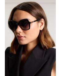 Karen Millen - Rounded Detail Sunglasses - Lyst