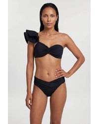 Karen Millen - Drama One Shoulder Frill Bikini Top - Lyst