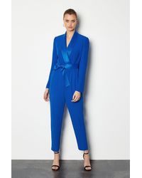 karen millen tuxedo jumpsuit