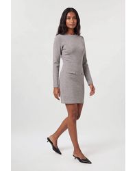 Karen Millen - Studded Detail Knitted Mini Dress - Lyst