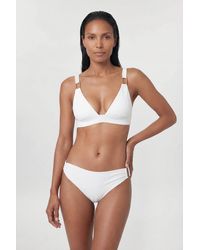 Karen Millen - Trim Detail Bikini Top - Lyst